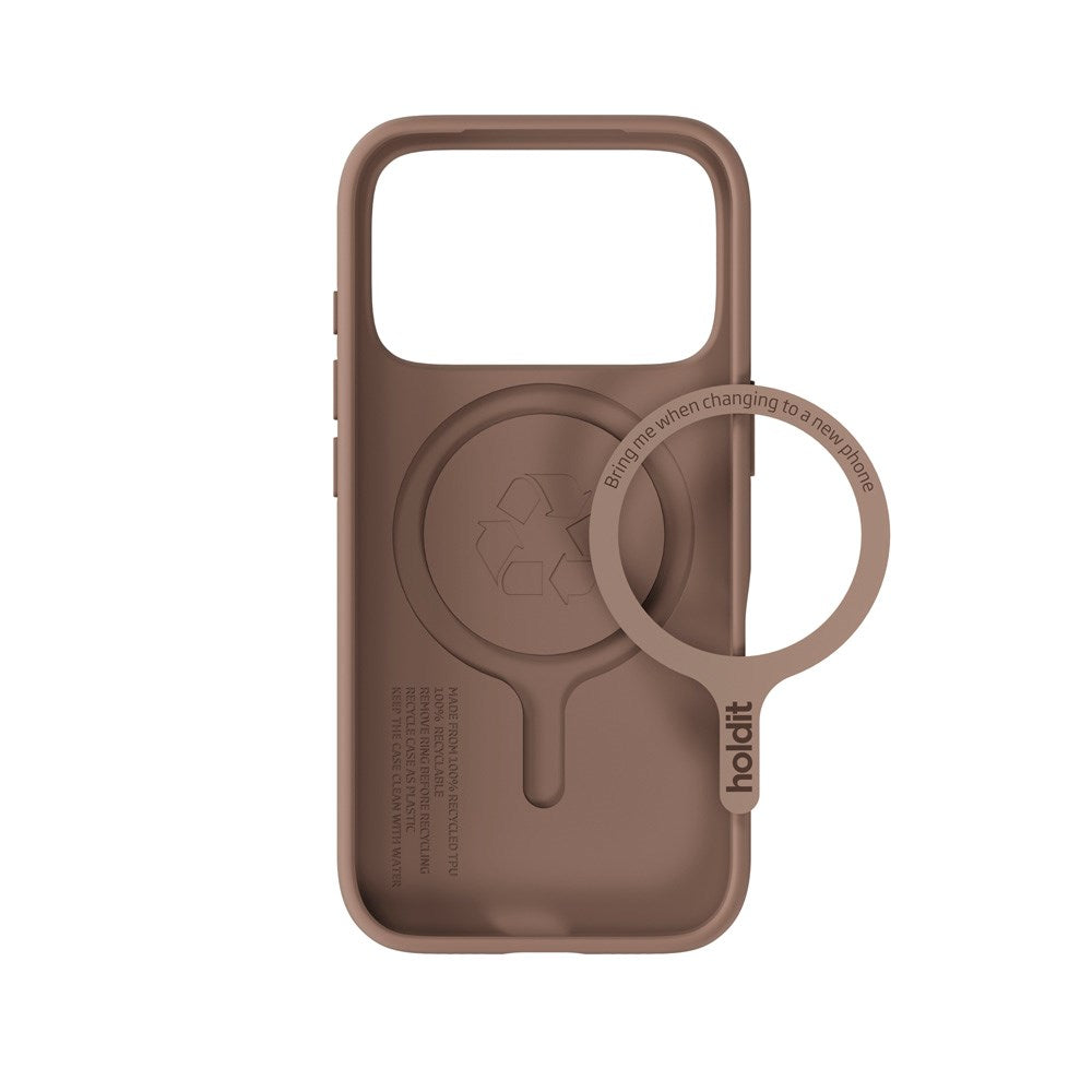 iPhone 17 Pro Holdit Soft MagSafe Cover - Mocha Brown