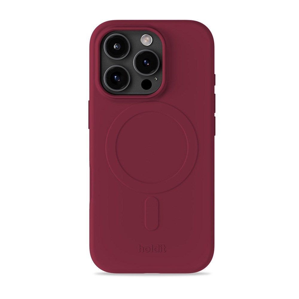 iPhone 16 Pro - Holdit Soft MagSafe Case - Red Velvet