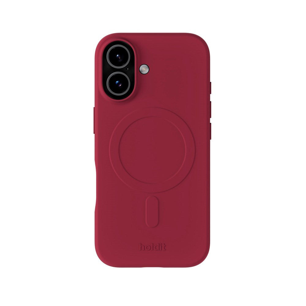 iPhone 17 Holdit Soft MagSafe Cover - Red Velvet