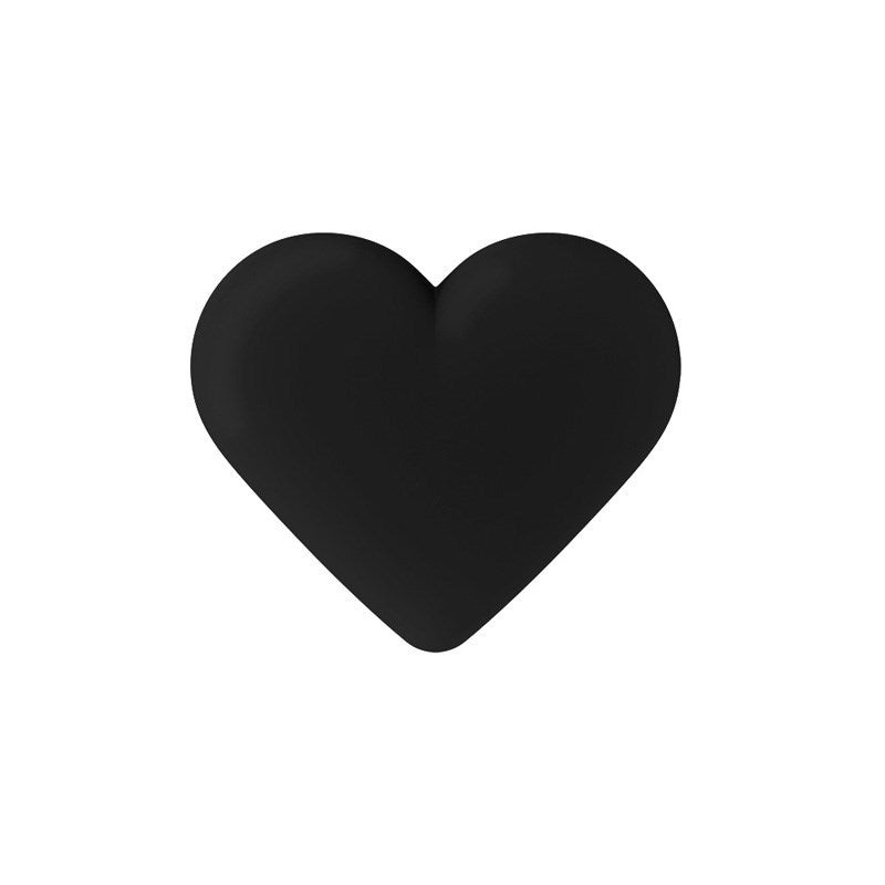 3D Holdit Silicone Sticker - Hjerte - Black