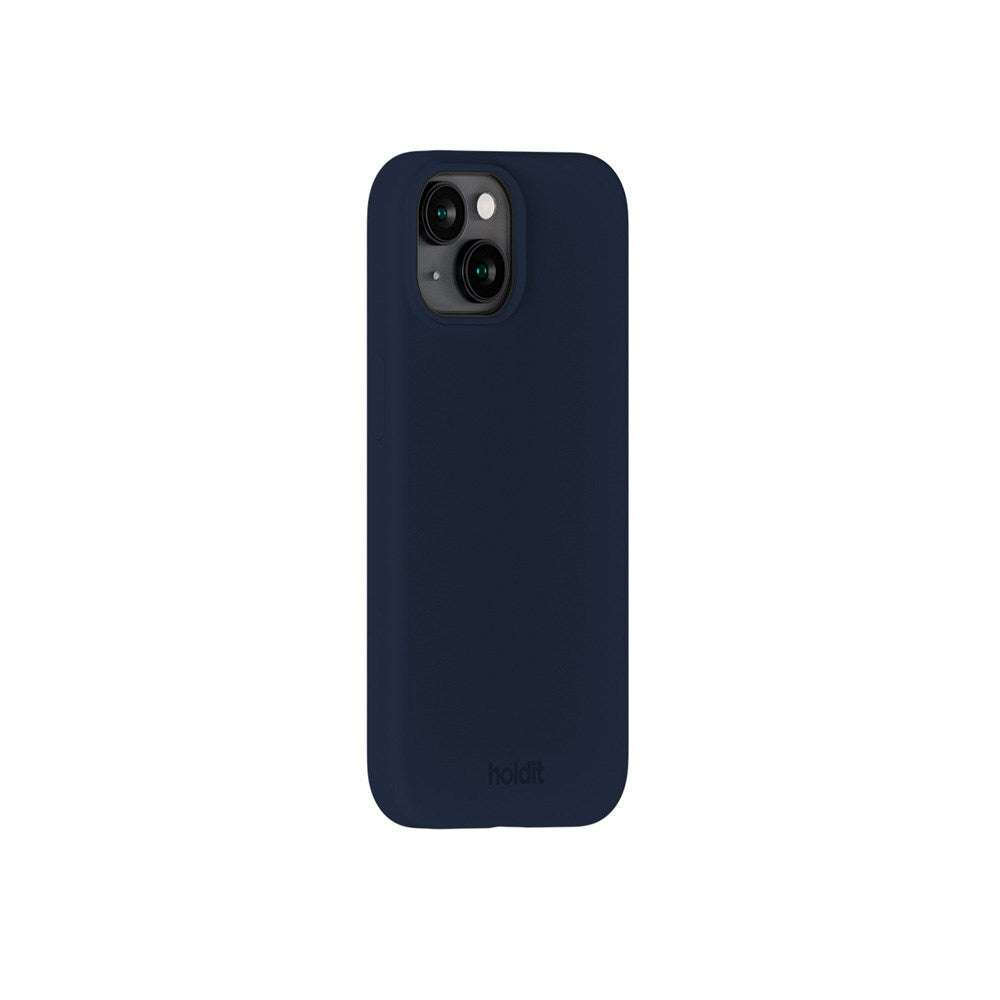 Holdit iPhone 14 / 13 Soft Touch Silikone Mobil Cover - Midnight Blue
