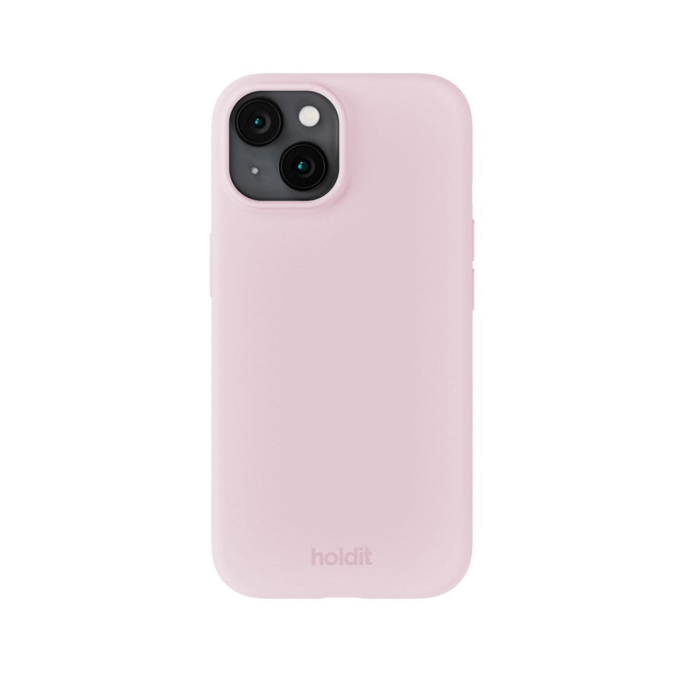 Holdit iPhone 14 / 13 Soft Touch Silikone Mobil Cover - Pale Pink