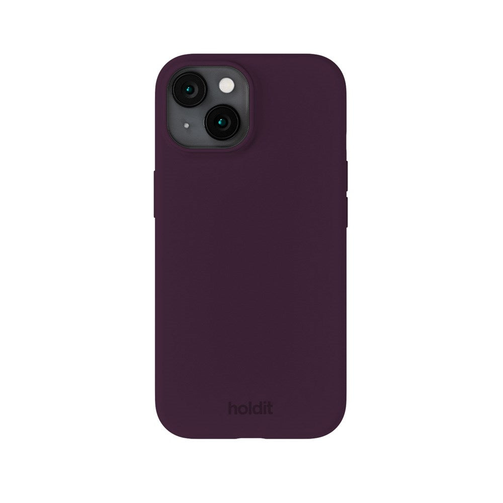Holdit iPhone 14 / 13 Soft Touch Silikone Mobil Cover - Deep Plum