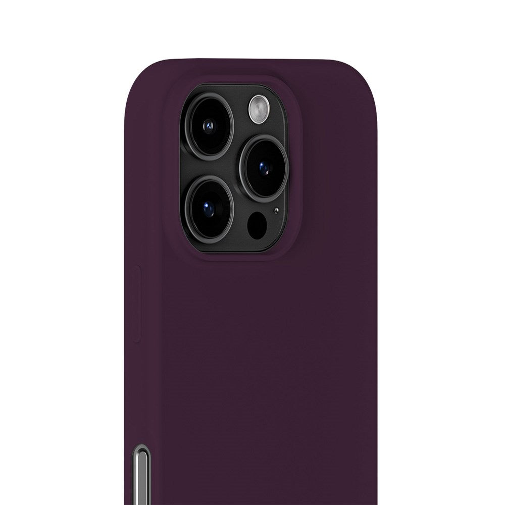 Holdit iPhone 16 Pro Soft Touch Silikone Mobil Cover - Deep Plum