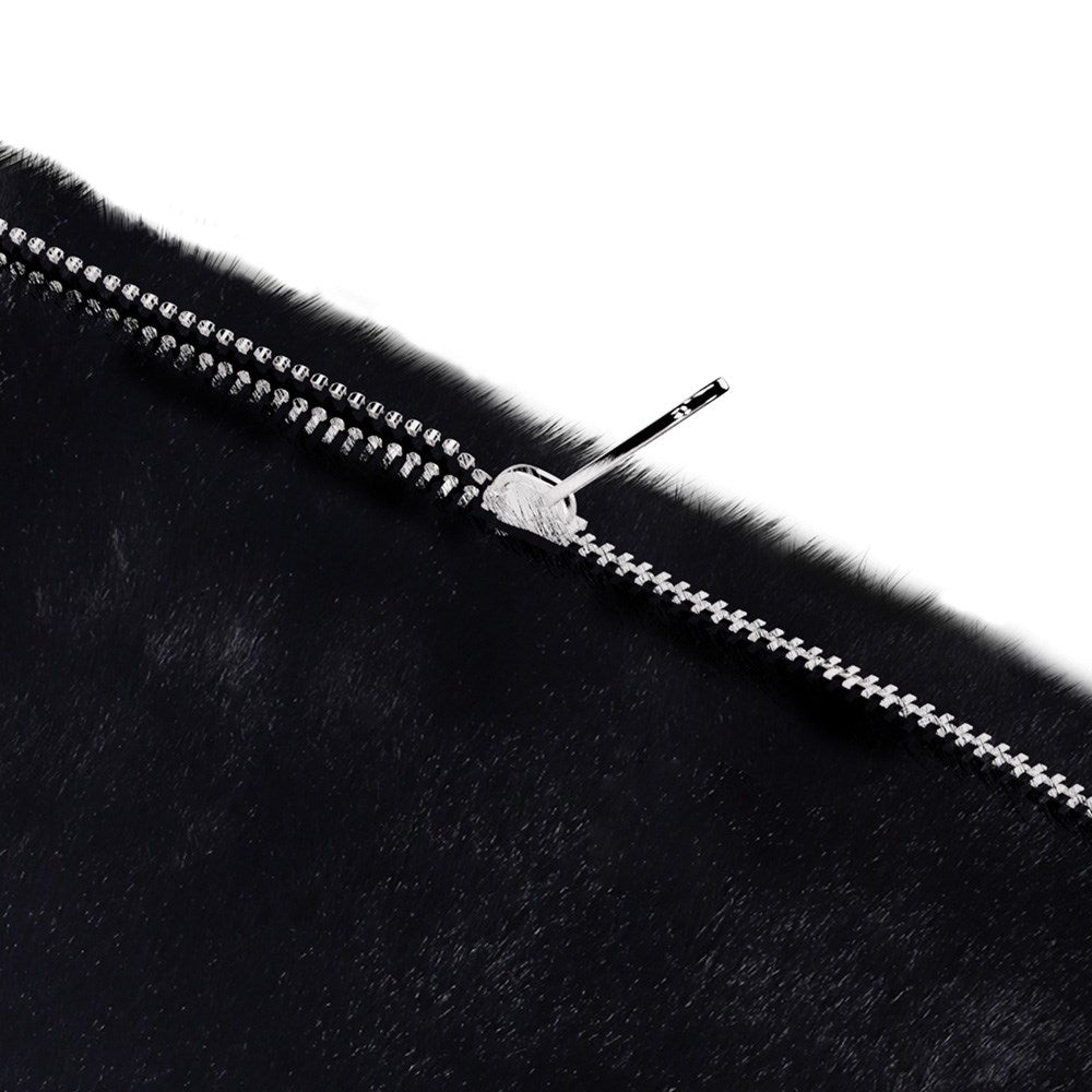 Holdit Kunstpels Laptop Case 14" (34.2 x 24.2cm) - Sort