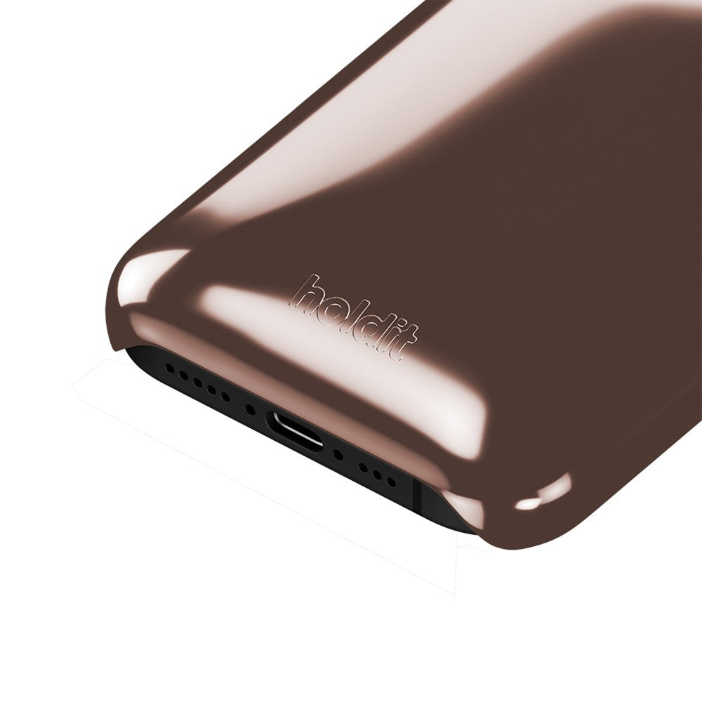 iPhone 16 Holdit Puffy Case - Chocolate