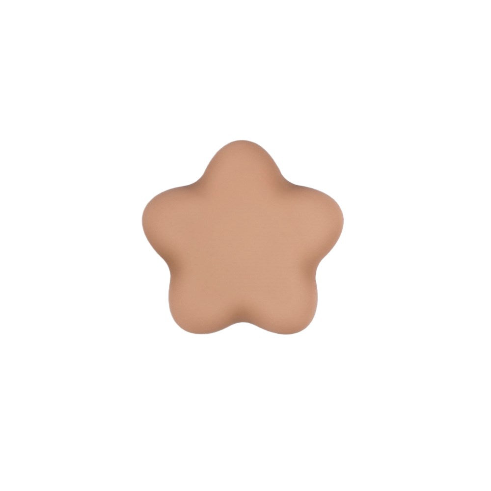 3D Holdit Silicone Sticker - Stjerne - Beige