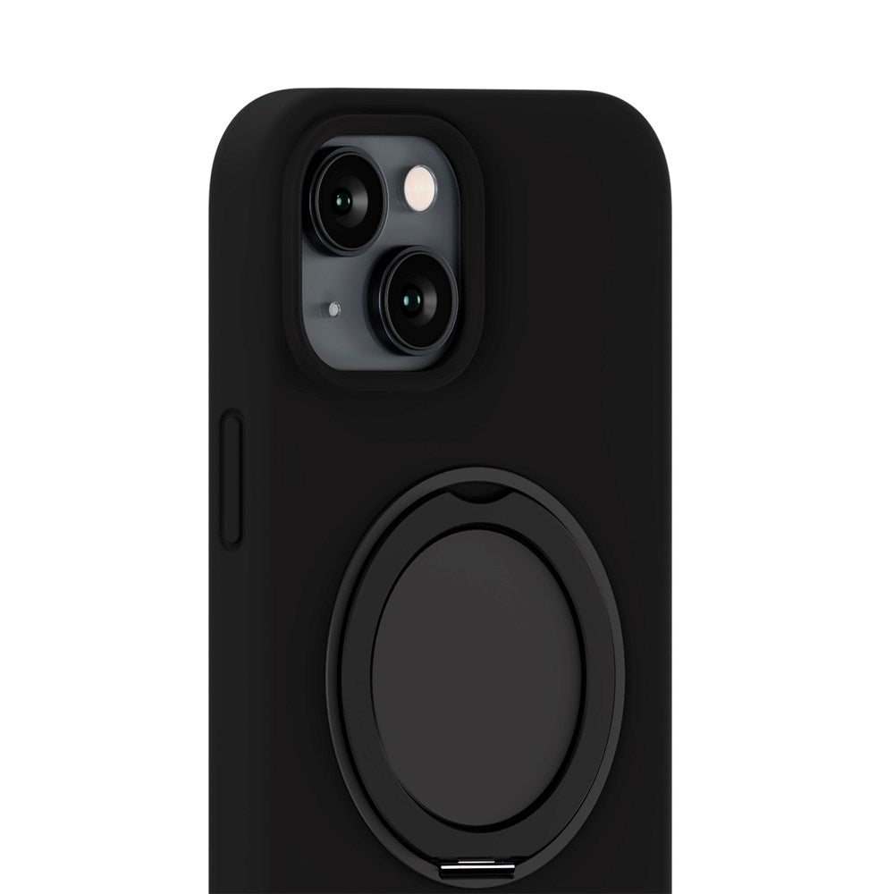iPhone 17e / 16e / 15 Holdit Silikone Stand Cover - Black