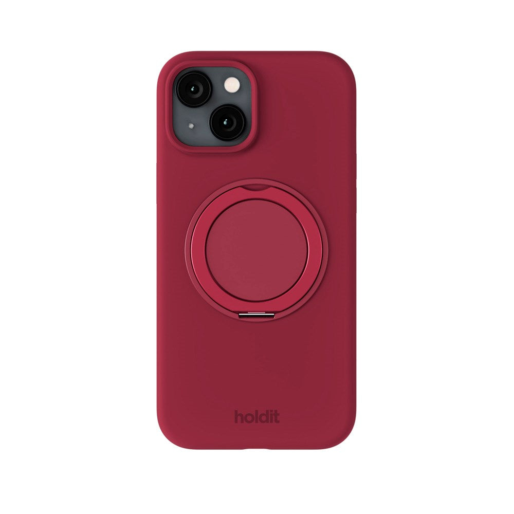 iPhone 17e / 16e / 15 Holdit Silikone Stand Cover - Red Velvet