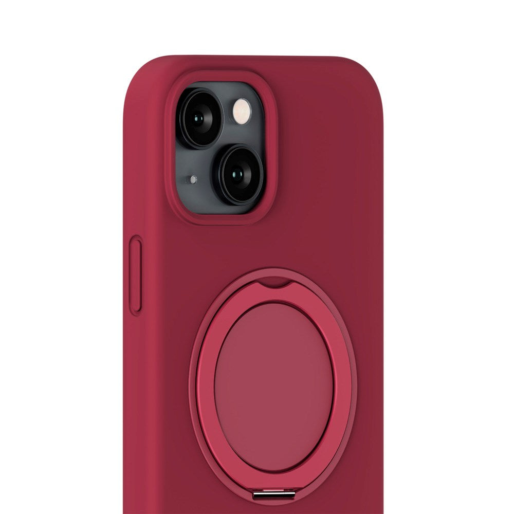iPhone 17e / 16e / 15 Holdit Silikone Stand Cover - Red Velvet
