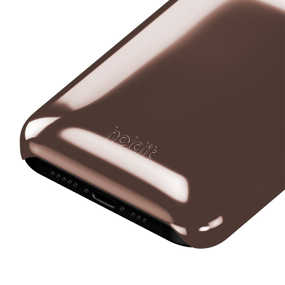 iPhone 16 Pro Holdit Puffy Case - Chocolate