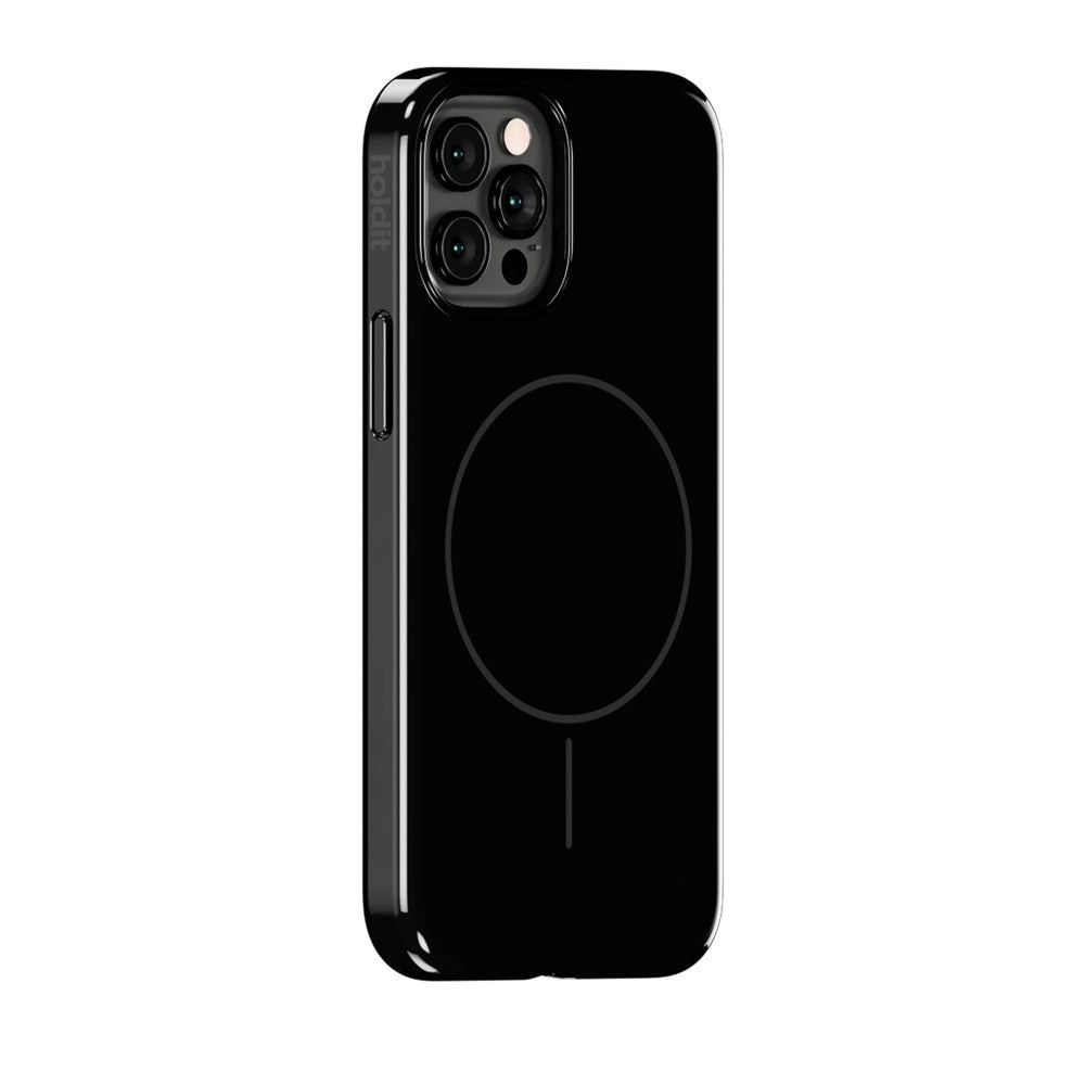 iPhone 12 / 12 Pro Holdit Mono Case - MagSafe Kompatibel - Black / Gray