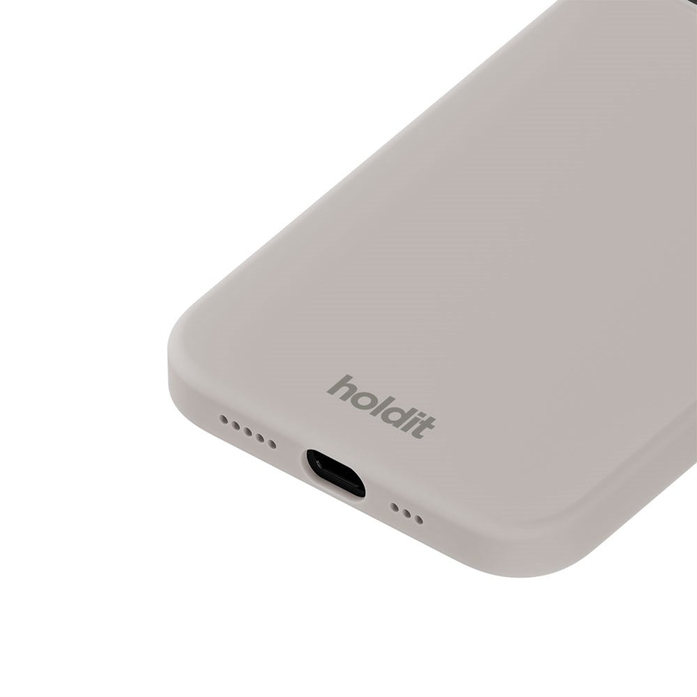 iPhone 12 / 12 Pro Holdit Soft Touch Silikone Mobil Cover - Wool Gray