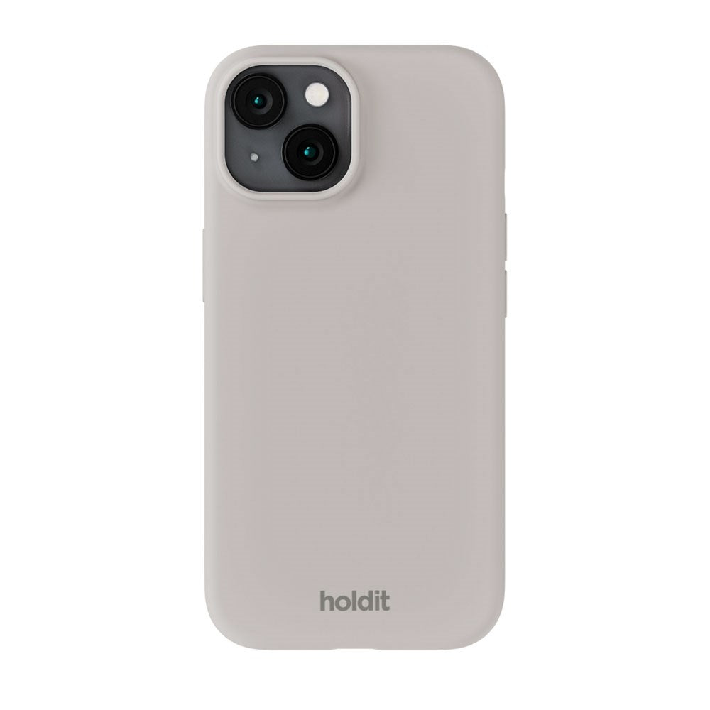 iPhone 14 / 13 Holdit Soft Touch Silikone Mobil Cover - Wool Gray