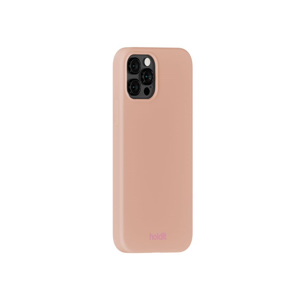iPhone 12 / 12 Pro Holdit Soft Touch Silikone Mobil Cover - Bare Pink