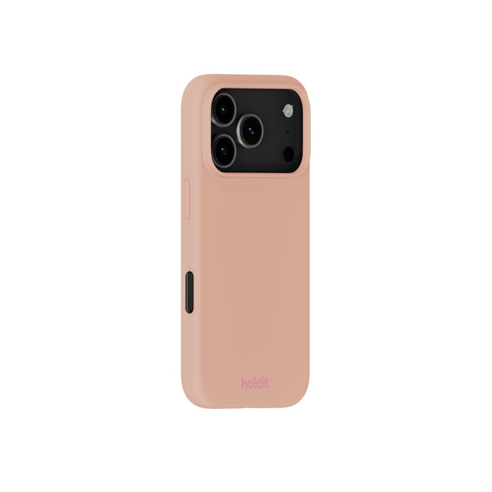iPhone 17 Pro Holdit Soft Touch Silikone Mobil Cover - Bare Pink