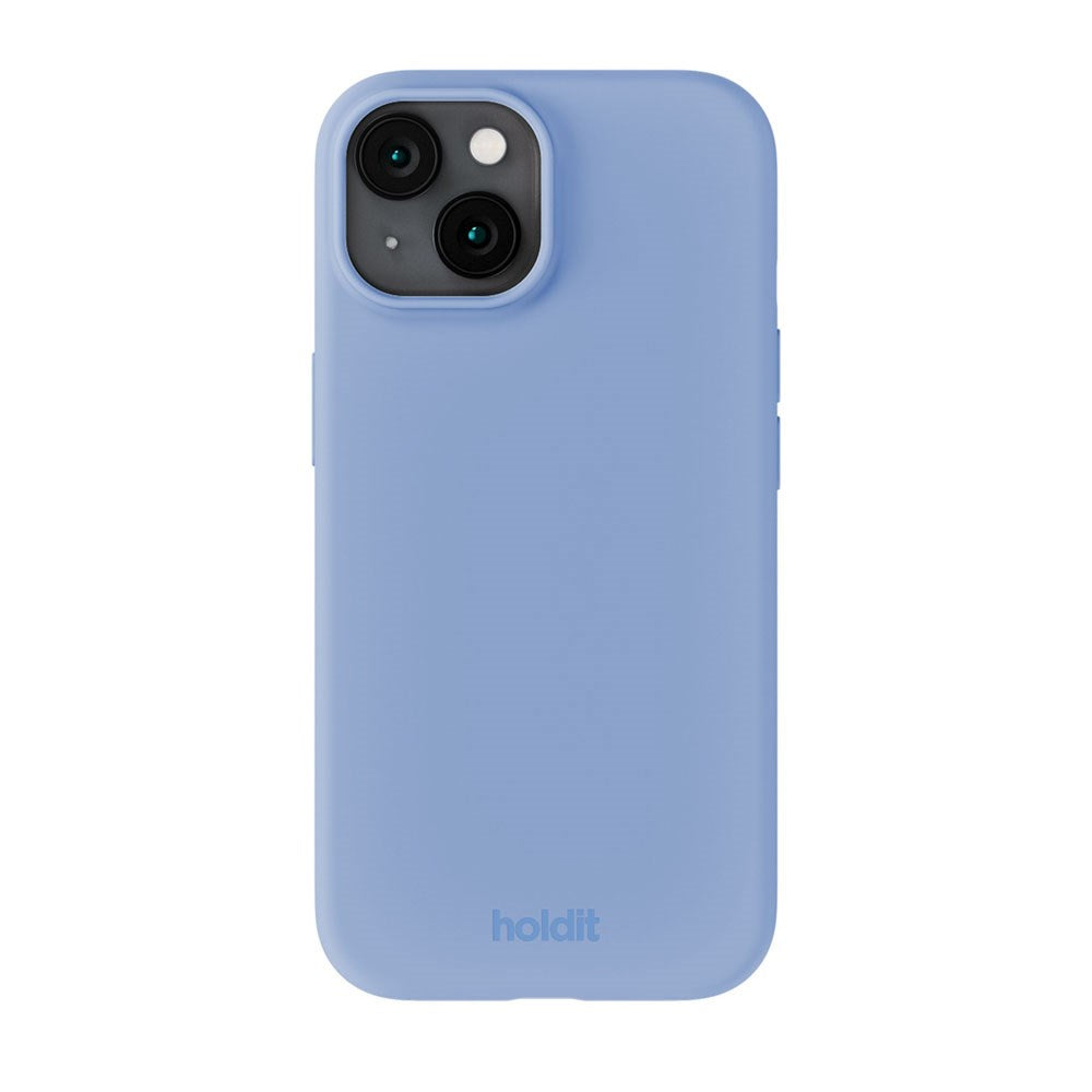 iPhone 15 Holdit Soft Touch Silikone Mobil Cover - Soft Cobalt