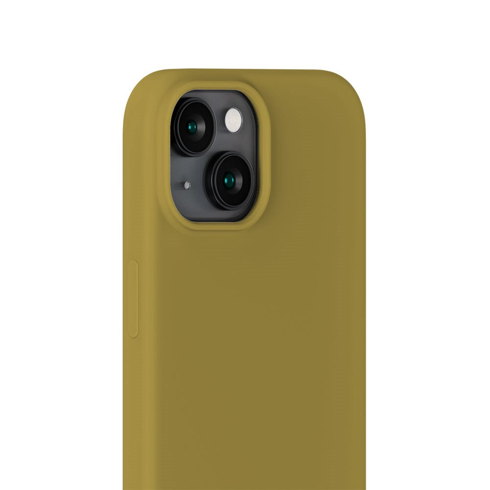 iPhone 15 Holdit Soft Touch Silikone Mobil Cover - Warm Olive
