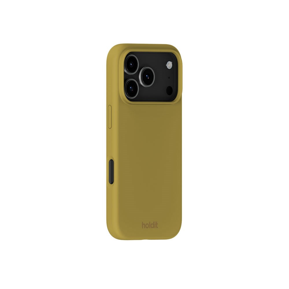 iPhone 17 Pro Max Holdit Soft Touch Silikone Mobil Cover - Warm Olive
