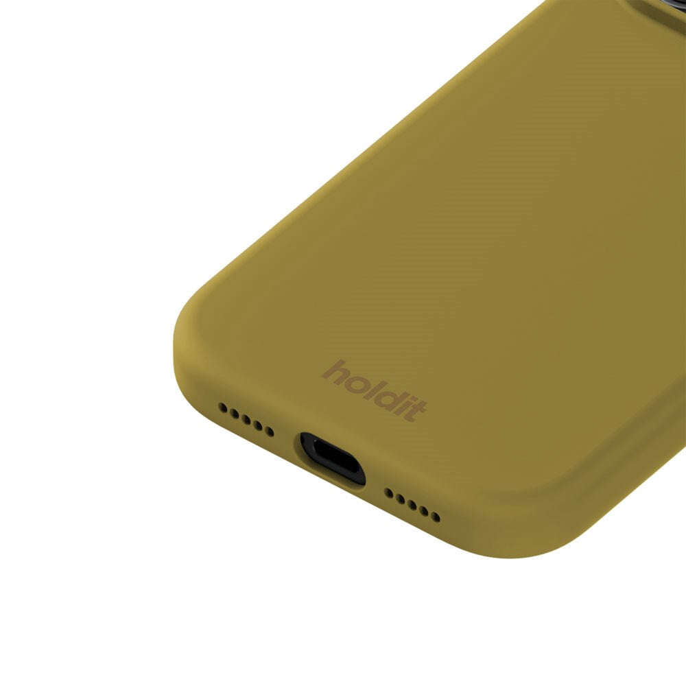 iPhone 17 Pro Max Holdit Soft Touch Silikone Mobil Cover - Warm Olive