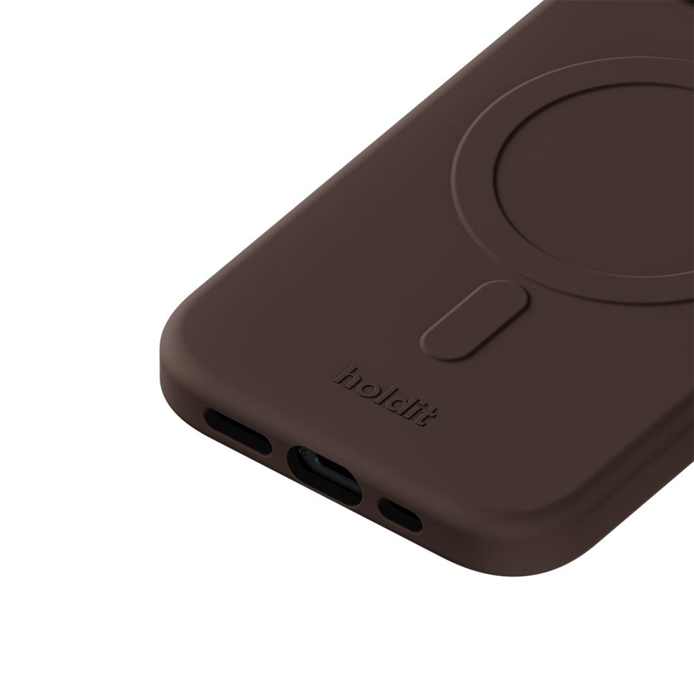 iPhone 17e / 16e / 15 / 14 / 13 Holdit Soft MagSafe Cover - Chocolate