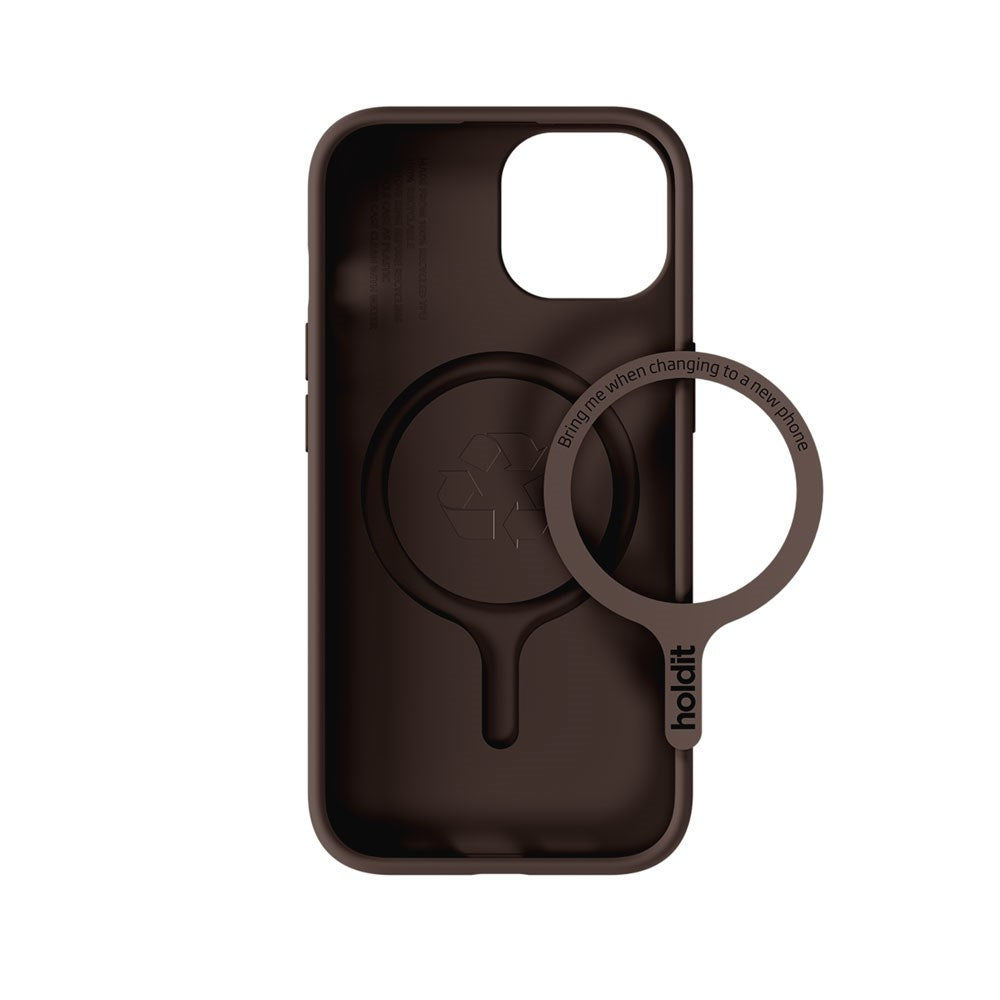 iPhone 17e / 16e / 15 / 14 / 13 Holdit Soft MagSafe Cover - Chocolate