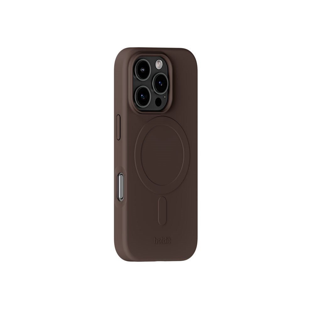 iPhone 16 Pro Holdit Soft MagSafe Cover - Chocolate