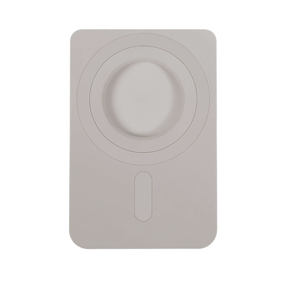 Holdit Silicone Kortholder - MagSafe Kompatibel - Wool Gray