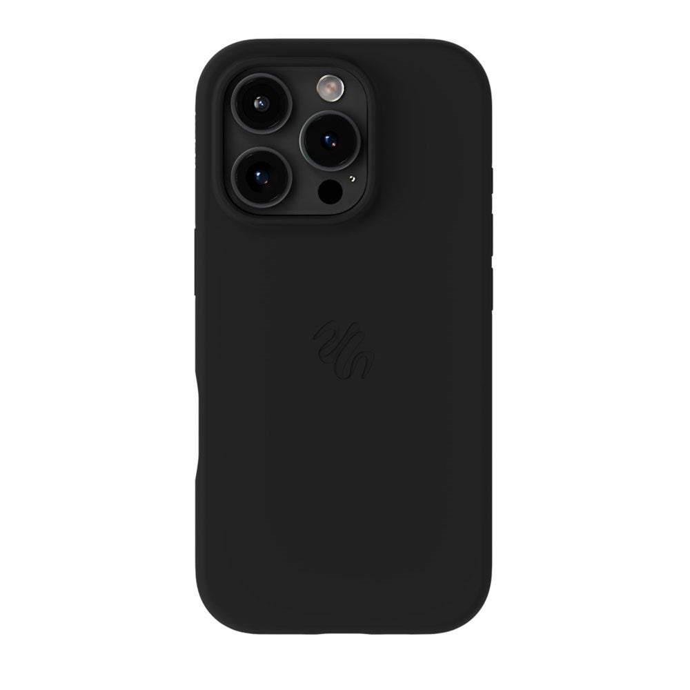 iPhone 16 Pro Holdit Soft Touch MagSafe Silikone Mobil Cover - Black