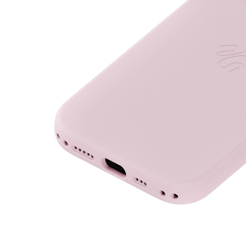 iPhone 15 / 14 / 13 Holdit Soft Touch MagSafe Silikone Mobil Cover - Pale Pink