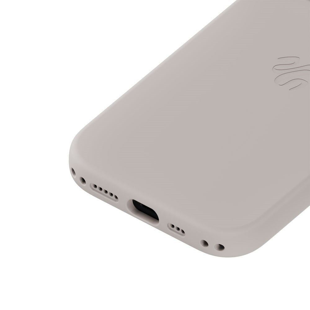 iPhone 15 / 14 / 13 Holdit Soft Touch MagSafe Silikone Mobil Cover - Wool Gray