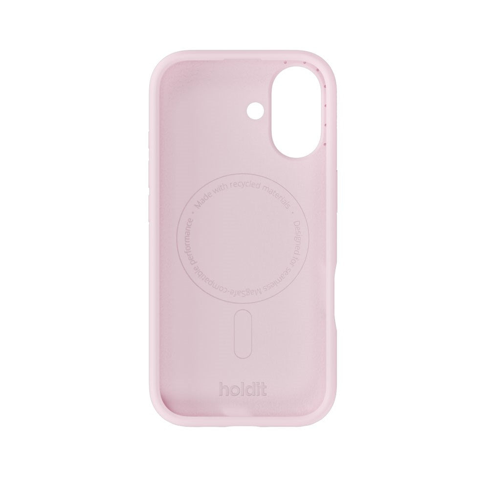 iPhone 17 Holdit Soft Touch MagSafe Silikone Mobil Cover - Pale Pink