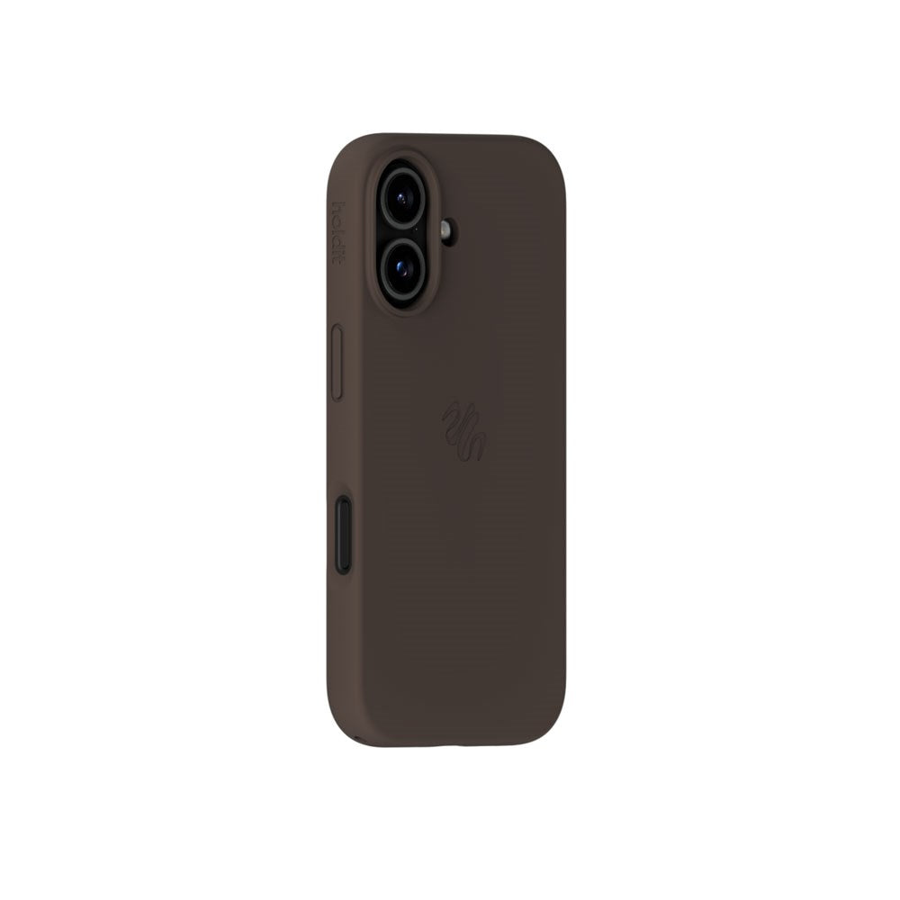 iPhone 17 Holdit Soft Touch MagSafe Silikone Mobil Cover - Chocolate