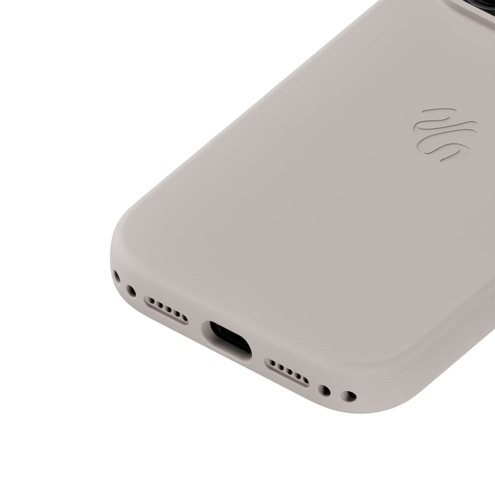 iPhone 17 Pro Holdit Soft Touch MagSafe Silikone Mobil Cover - Wool Gray