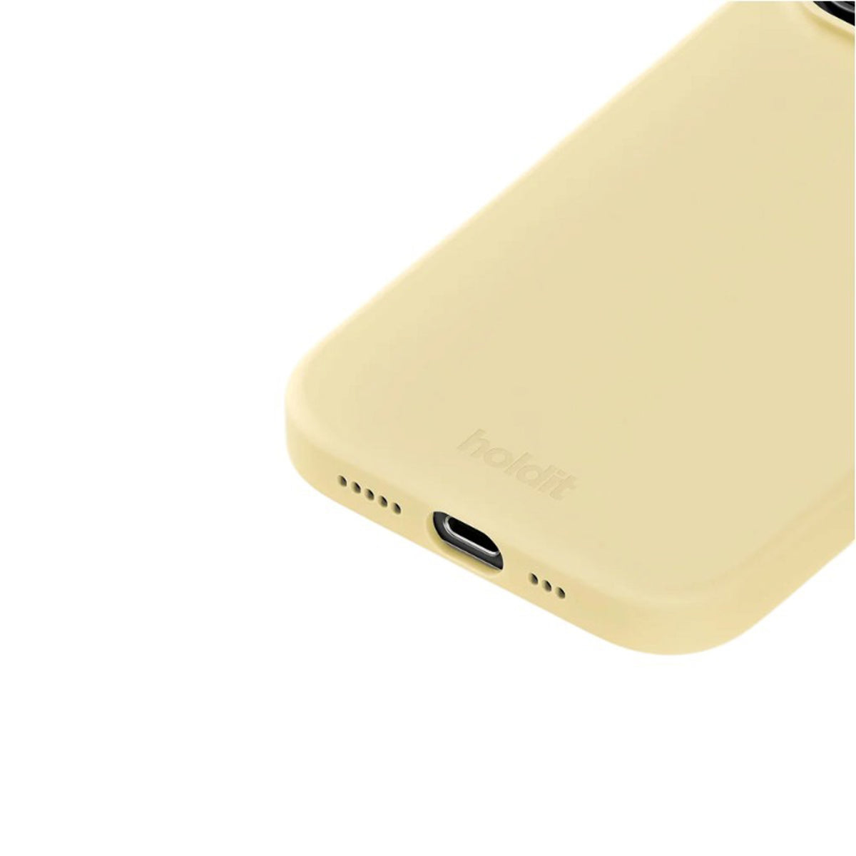 Holdit iPhone 16 Pro Soft Touch Silikone Cover - Butter Yellow