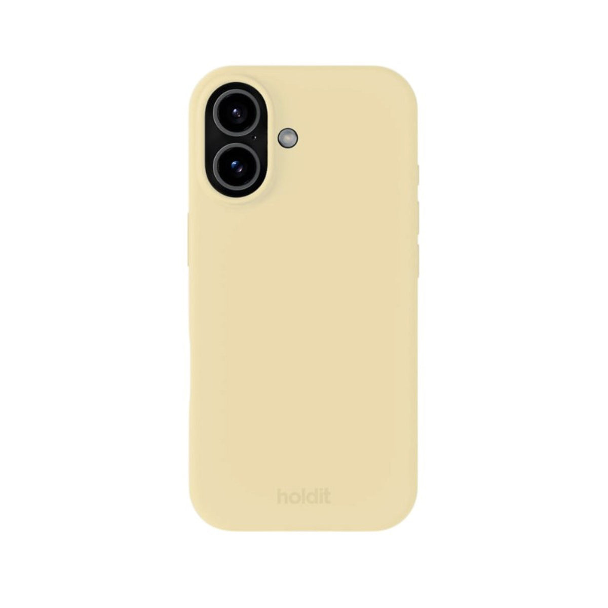 Holdit iPhone 17 Soft Touch Silikone Mobil Cover - Butter Yellow