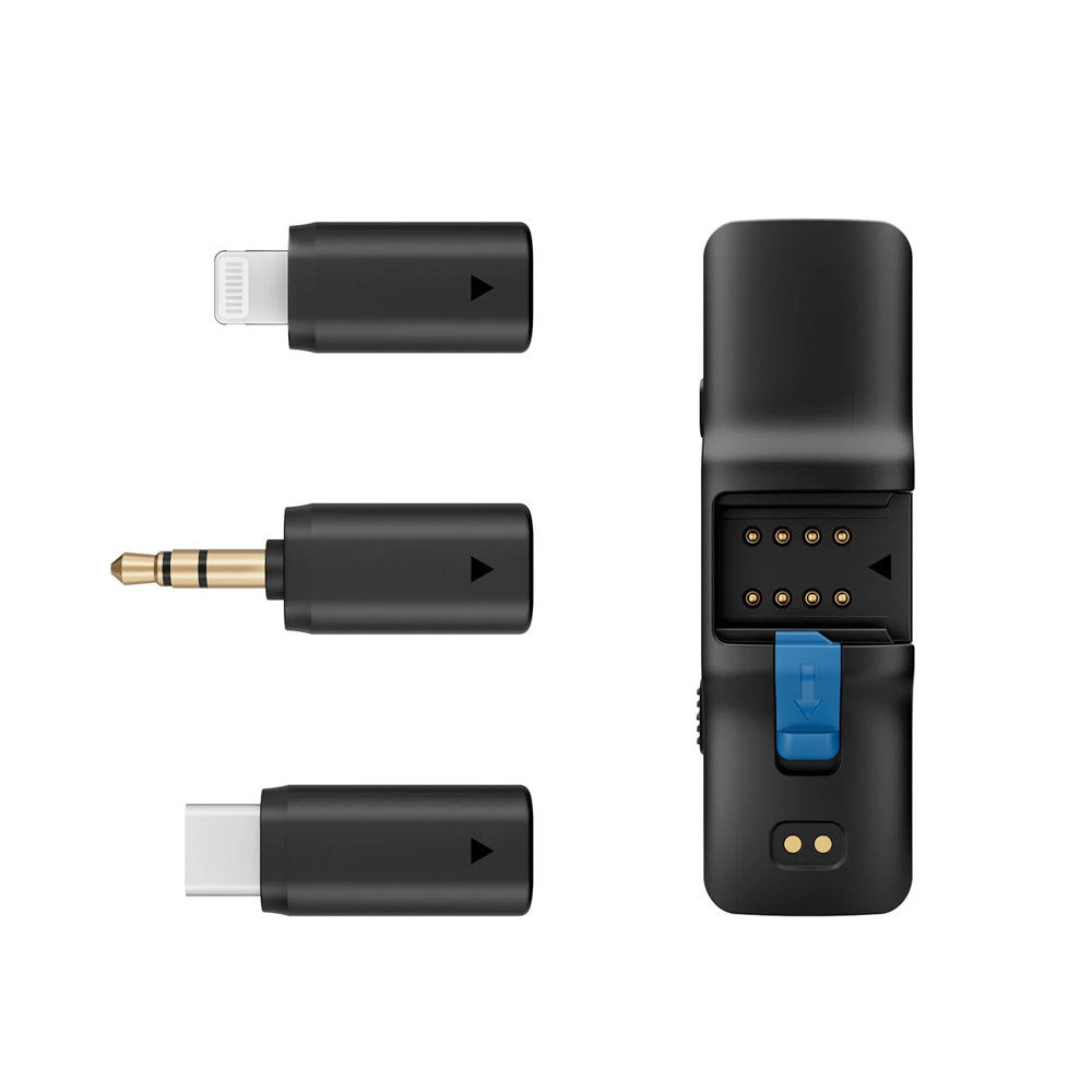 BOYA BOYALINK Trådløst Mikrofon - Lightning / USB-C / 3.5mm Minijack - Sort