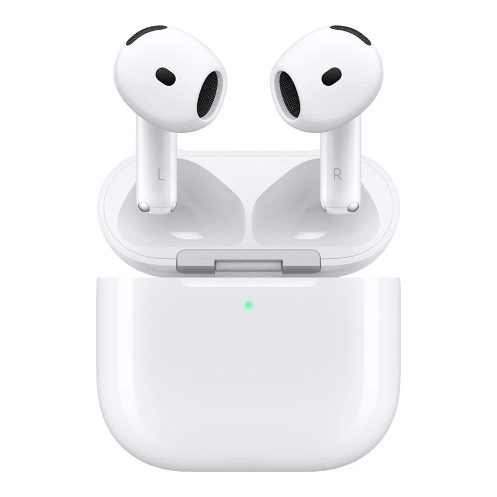 Apple AirPods 4 med Aktiv Støjreduktion In-Ear Headset - m. Trådløst Opladningsetui - Hvid