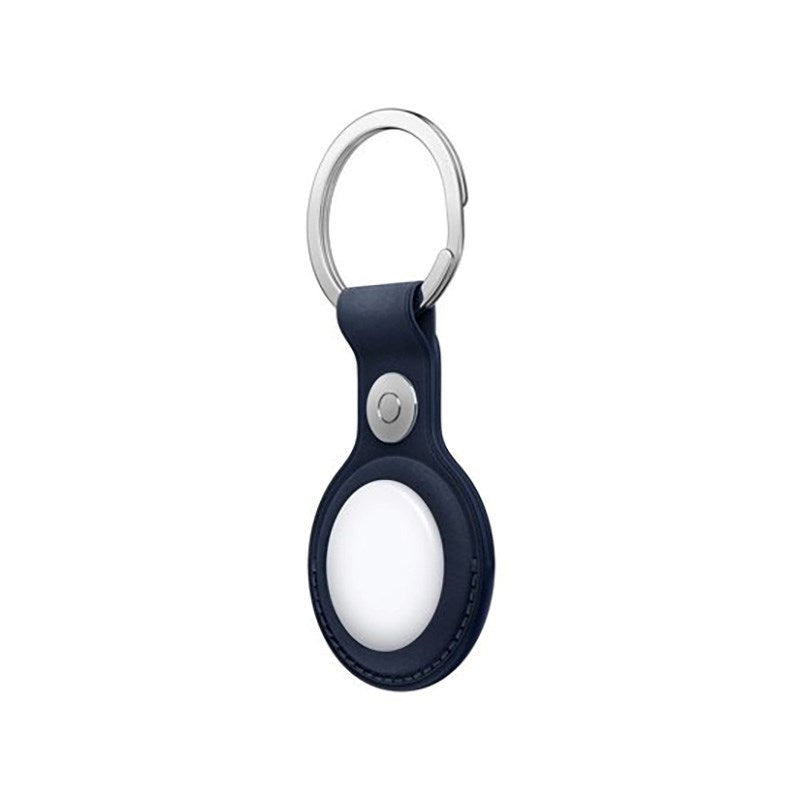 Original Apple AirTag 1. & 2. Gen. FineWoven Holder m. Nøglering - Deep Blue (MA7H4ZM/A)