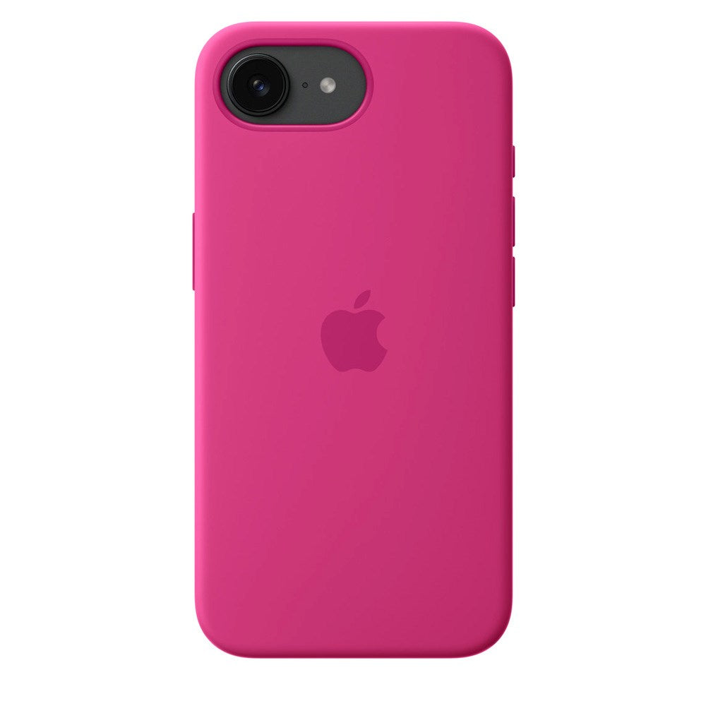 Original Apple iPhone 17e / 16e Silikone Bagside Cover - Fuchsia (MD3W4ZM/A)