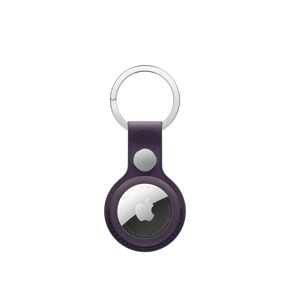 Original Apple AirTag 1. & 2. Gen. FineWoven Nøglering - Midnight Purple (MGG04ZM/A)