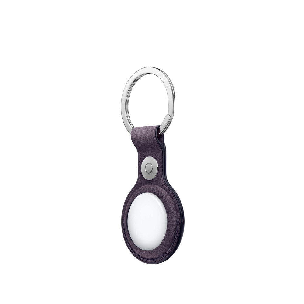 Original Apple AirTag 1. & 2. Gen. FineWoven Nøglering - Midnight Purple (MGG04ZM/A)