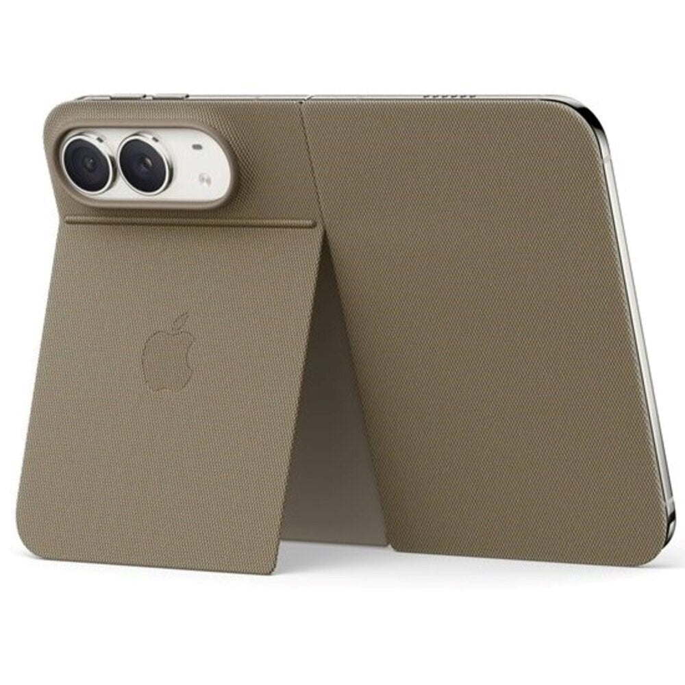 Original Apple iPhone Duo Folio Cover m. Kickstand - MagSafe Kompatibel - Taupe (MKR64ZM/A)
