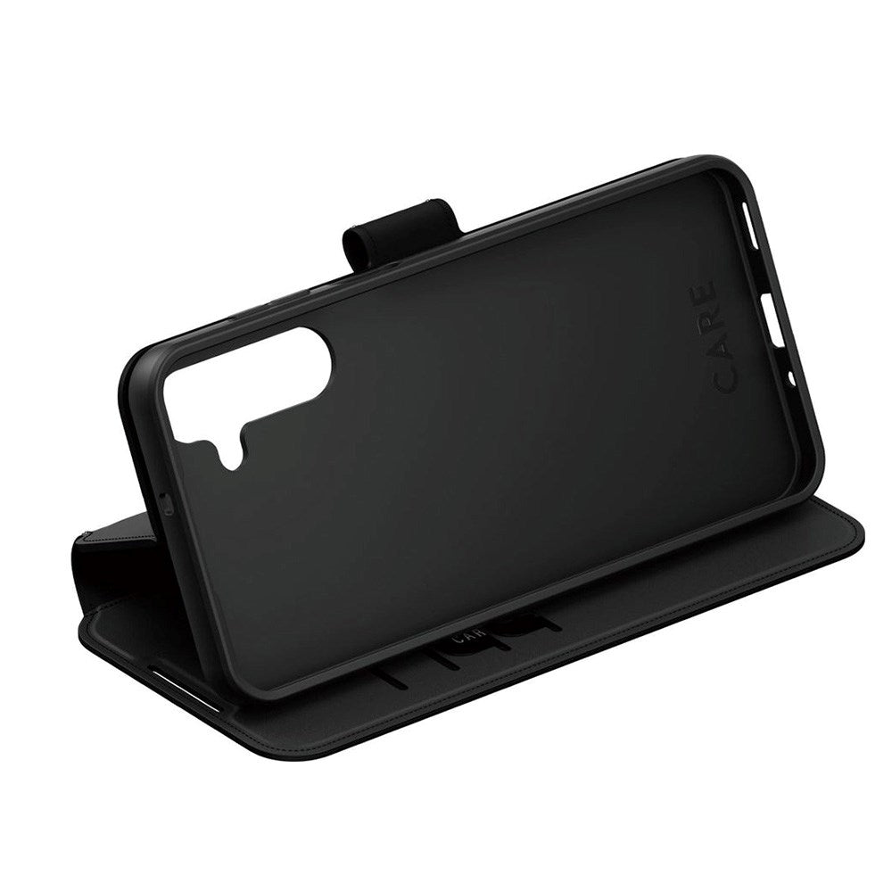CARE by PanzerGlass Samsung Galaxy A55 (5G) Feature Wallet Case m. Kickstand - Sort