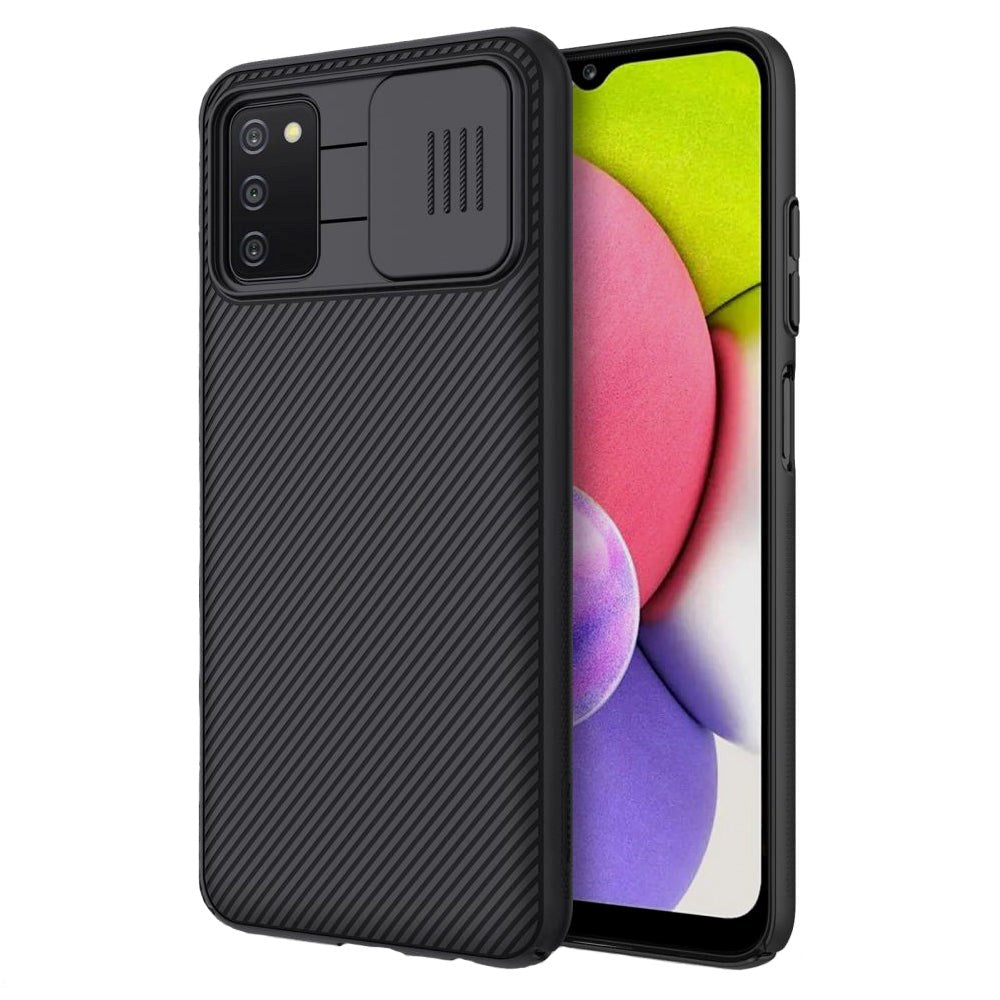 Samsung Galaxy A03s Nillkin Camshield Bagside Cover - Sort