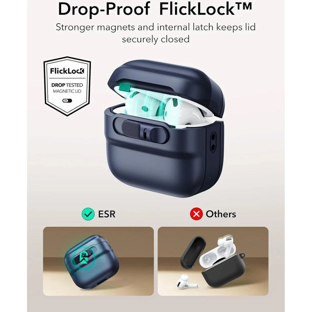 AirPods (4. Gen.) ESR HaloLock Pulse Case - MagSafe Kompatibel - Blå