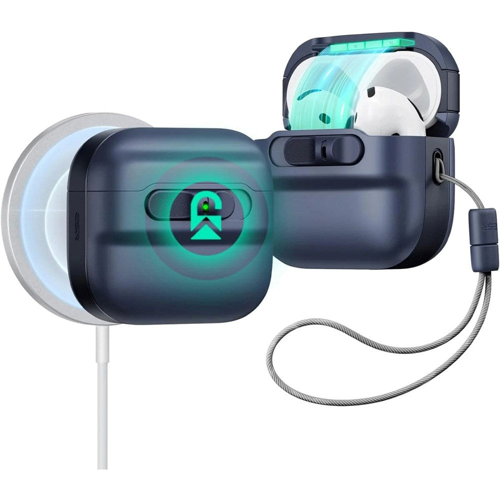AirPods (4. Gen.) ESR HaloLock Pulse Case - MagSafe Kompatibel - Blå