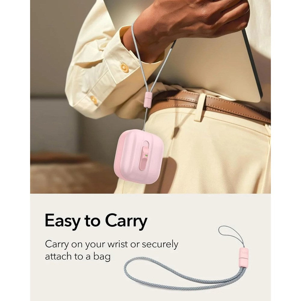 AirPods (4. Gen.) ESR HaloLock Pulse Case - MagSafe Kompatibel - Lyserød