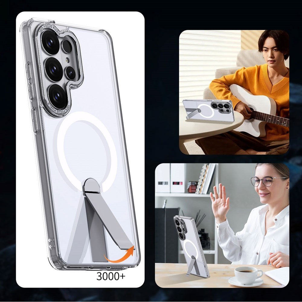 Samsung Galaxy S26 Ultra Hurtel Hybrid Armor X Cover - MagSafe Kompatibel - Gennemsigtig