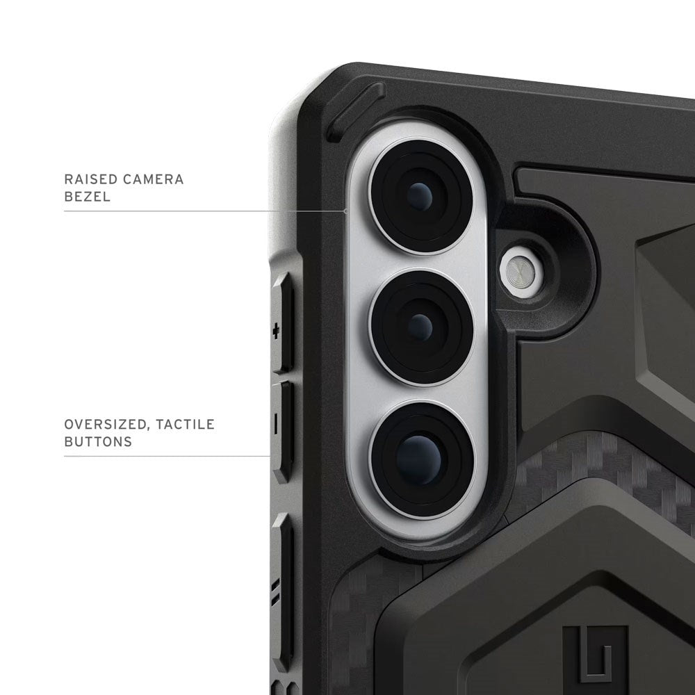 UAG Samsung Galaxy S26+ (Plus) Monarch Pro Carbon Hybrid Bagside Cover - MagSafe Kompatibel - Sort